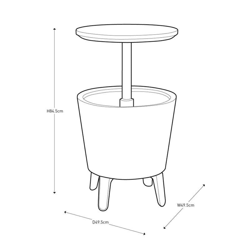 COMPRE 1 LEVE 2 COOLER MESA BISTRO COM LED DE 299 POR 139,90