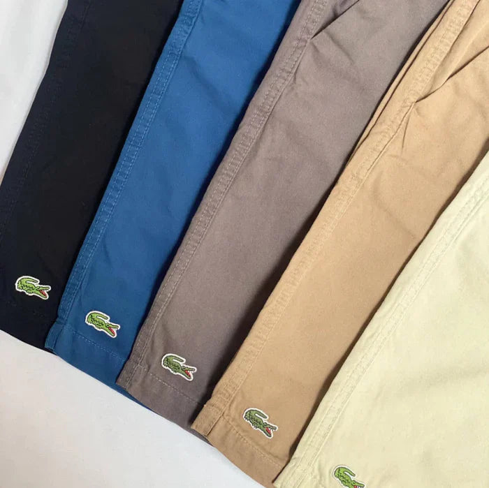 KIT DE 07 BERMUDAS LACOSTE + RELÓGIO DE BRINDE SÓ HOJE